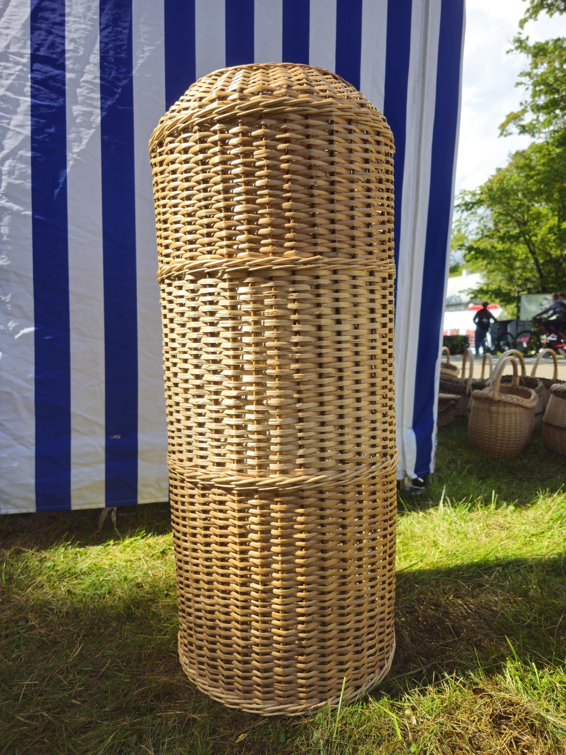 Wicker Gas Cylinder Cover - Handmade Willow Protector
