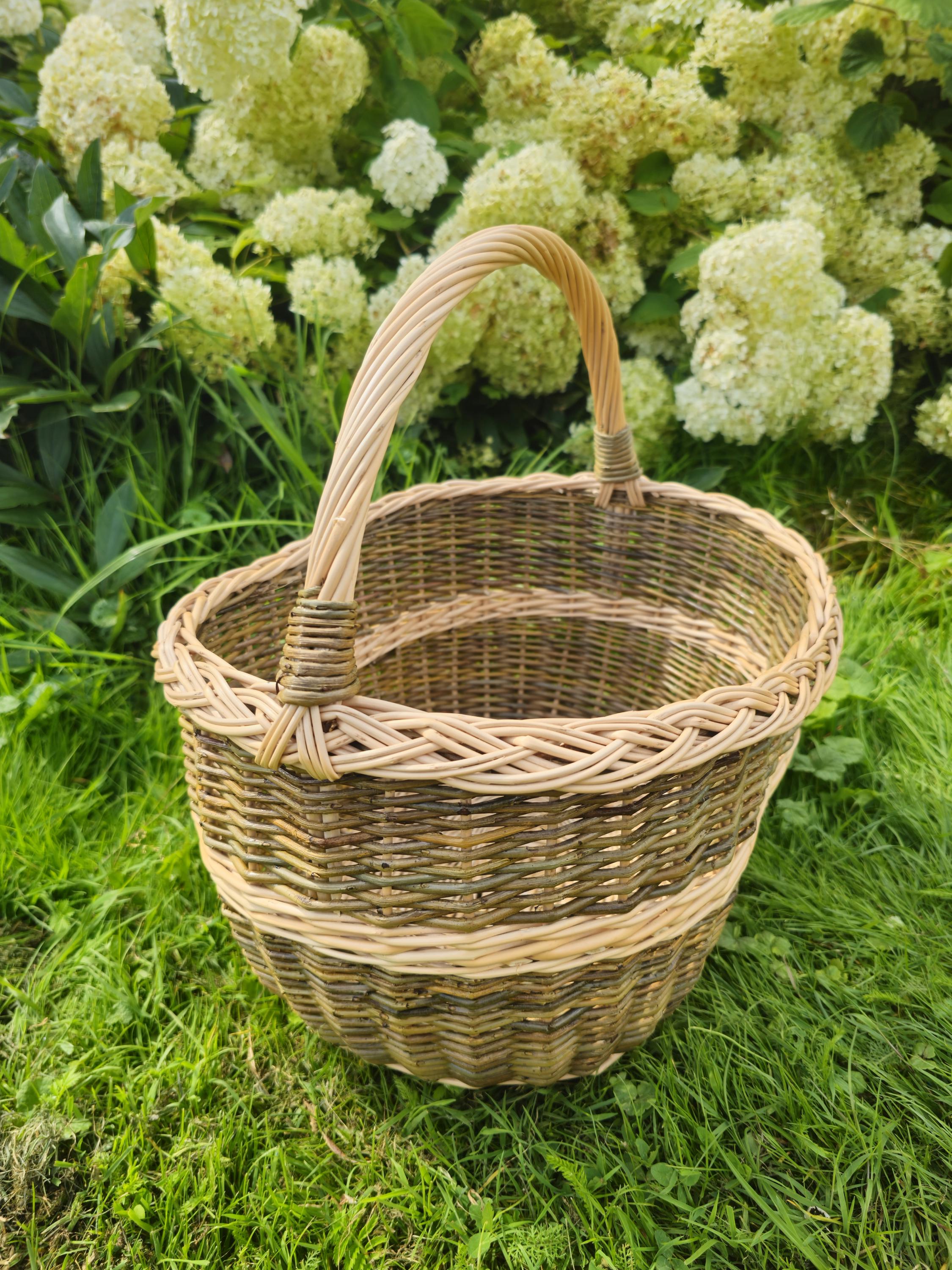 Rustic Handwoven Wicker Basket - Small yet Mighty Storage for Home &amp; Garden
