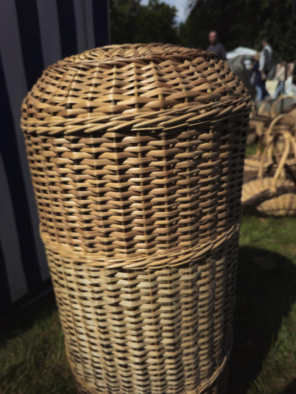 Wicker Gas Cylinder Cover - Handmade Willow Protector