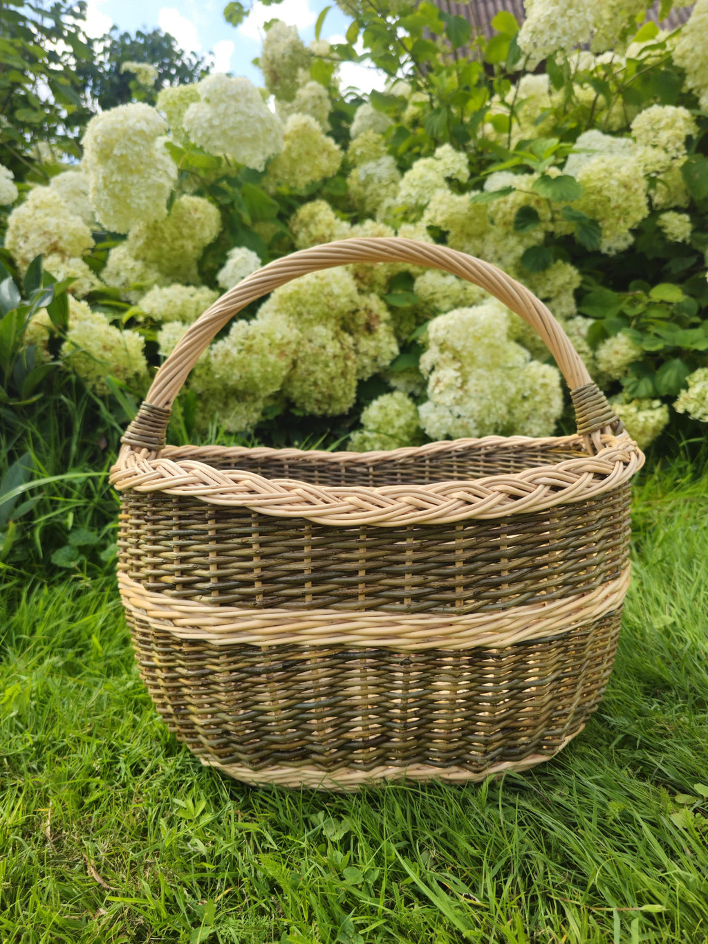 Rustic Handwoven Wicker Basket - Small yet Mighty Storage for Home &amp; Garden
